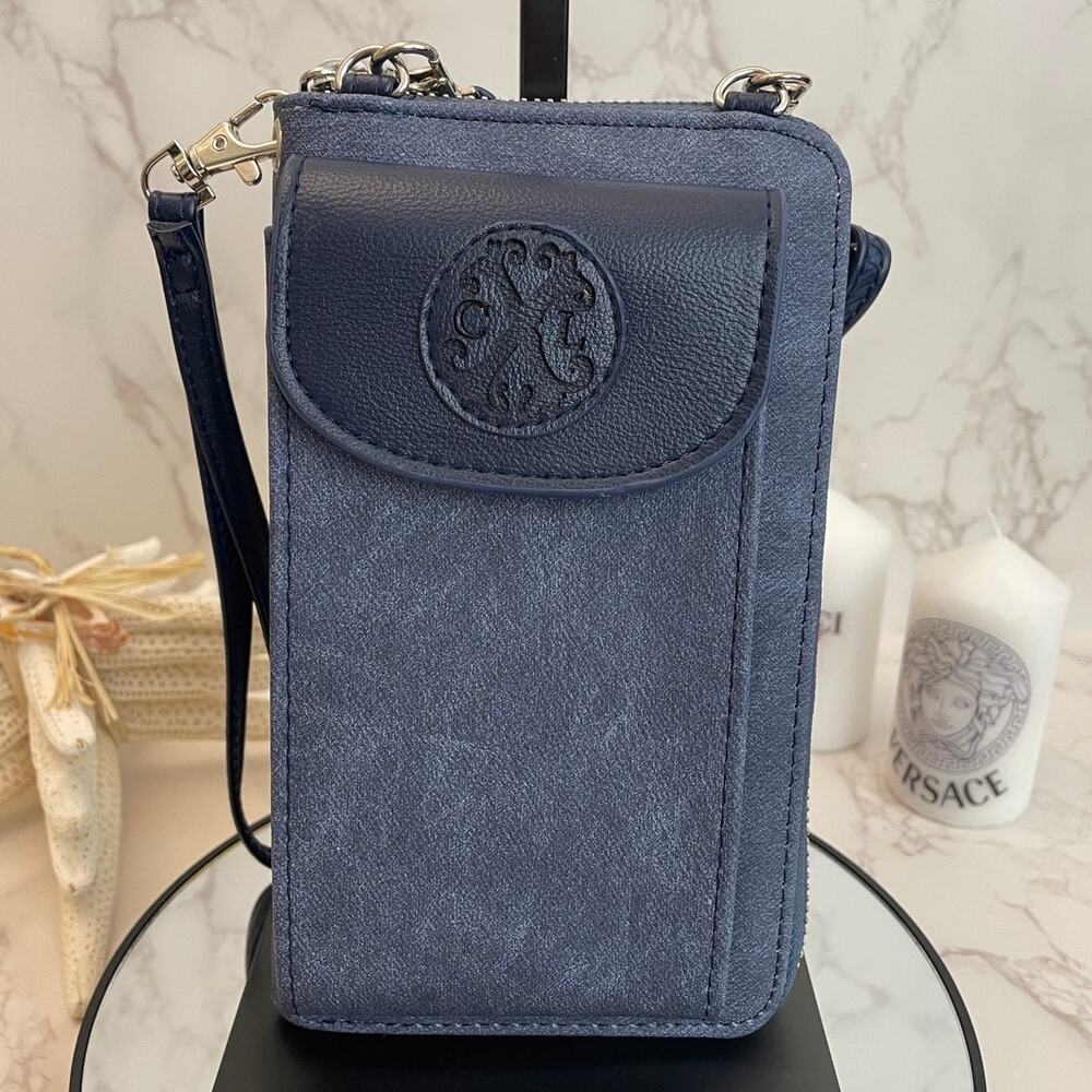 CXL by Christian Lacroix Faux Leather Phone Crossbody Wristlet